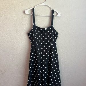 Navy and White Mickey Romper Dress
